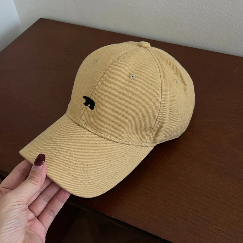Cartoon Polar Bear Embroidery Baseball Cap